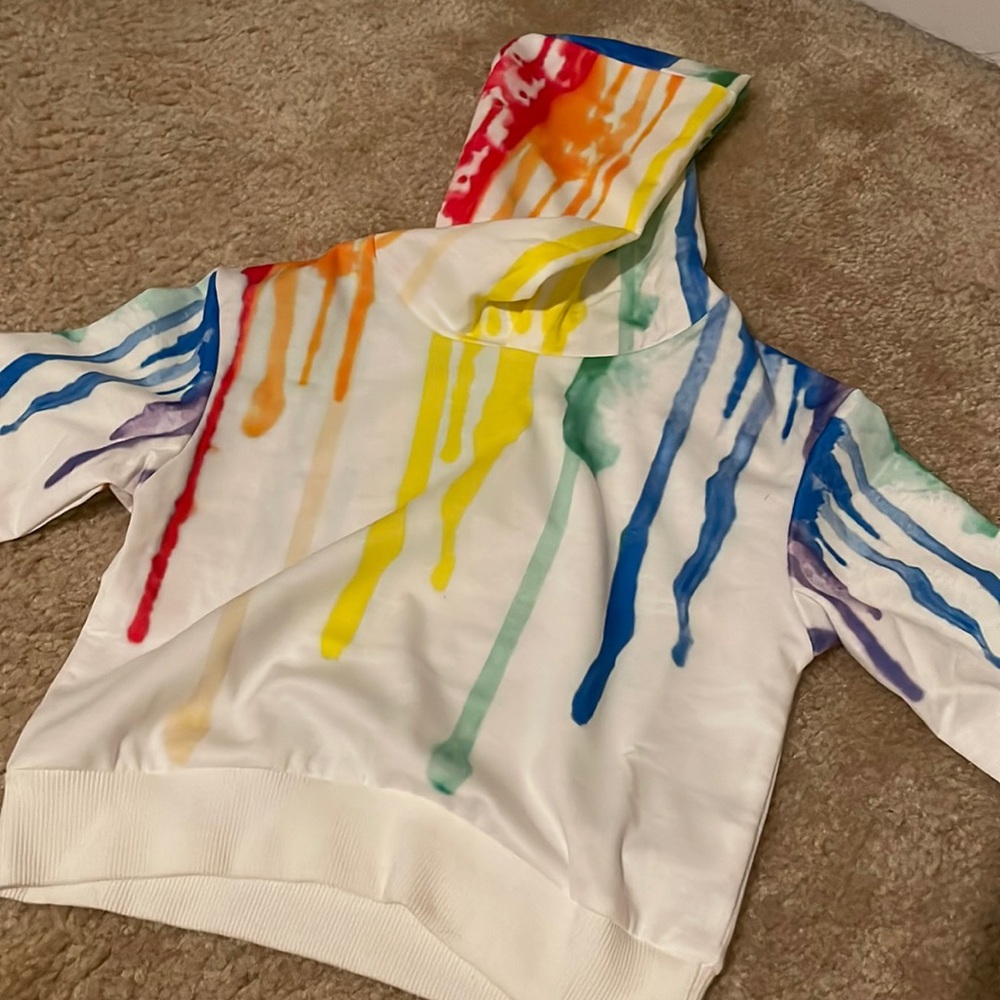 Splatted hoodie